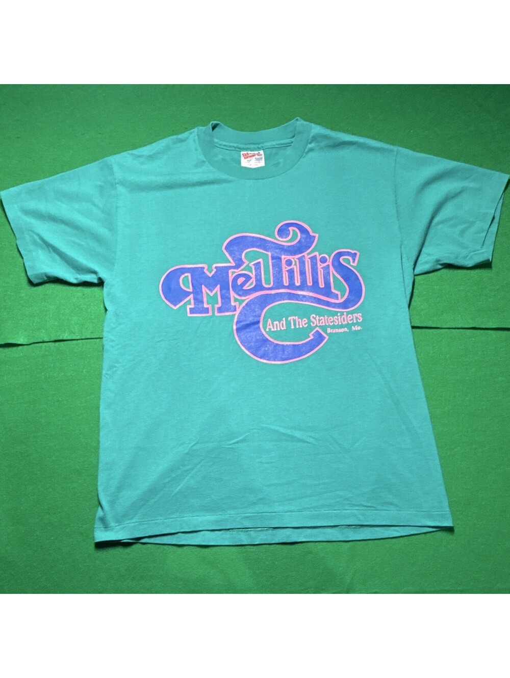 Vintage 90s Mel Tillis and the Statesiders T Shirt Single Stitch Hanes USA L